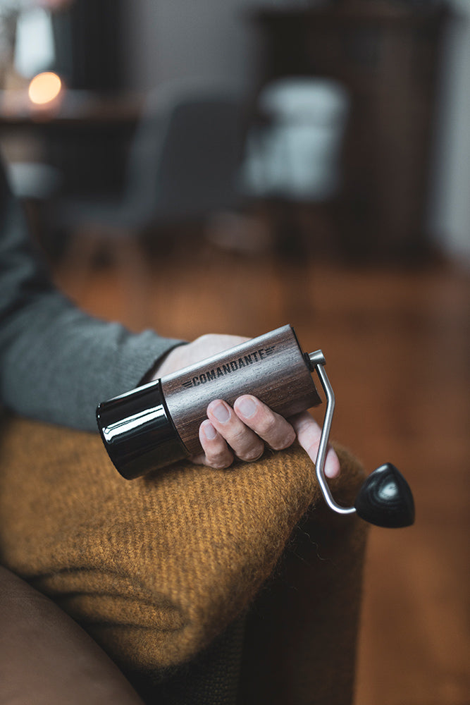 '3389 - COMANDANTE 3389 C40 Nitro Blade Coffee Grinder MK4 - Chocolate Fineline - Kitchenary