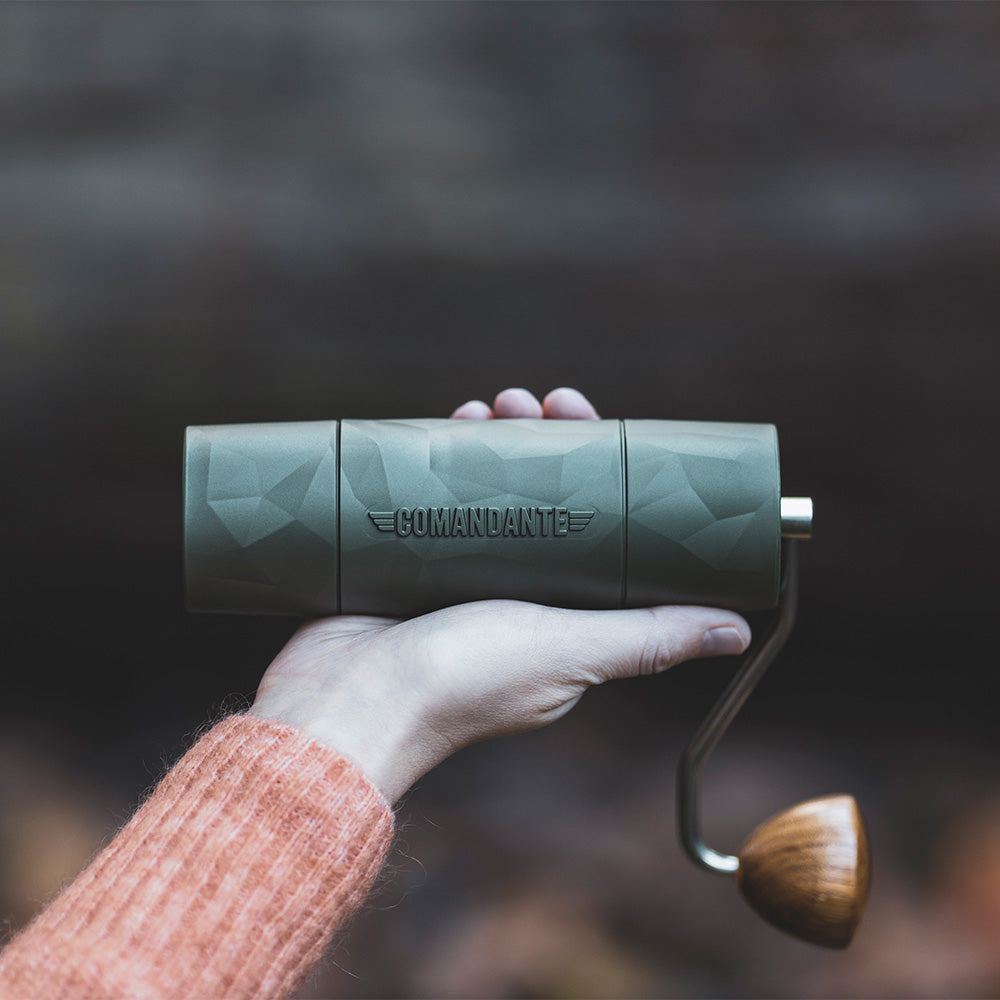 '3697 - COMANDANTE 3697 X25 Trailmaster Coffee Grinder - Forest Green - Kitchenary