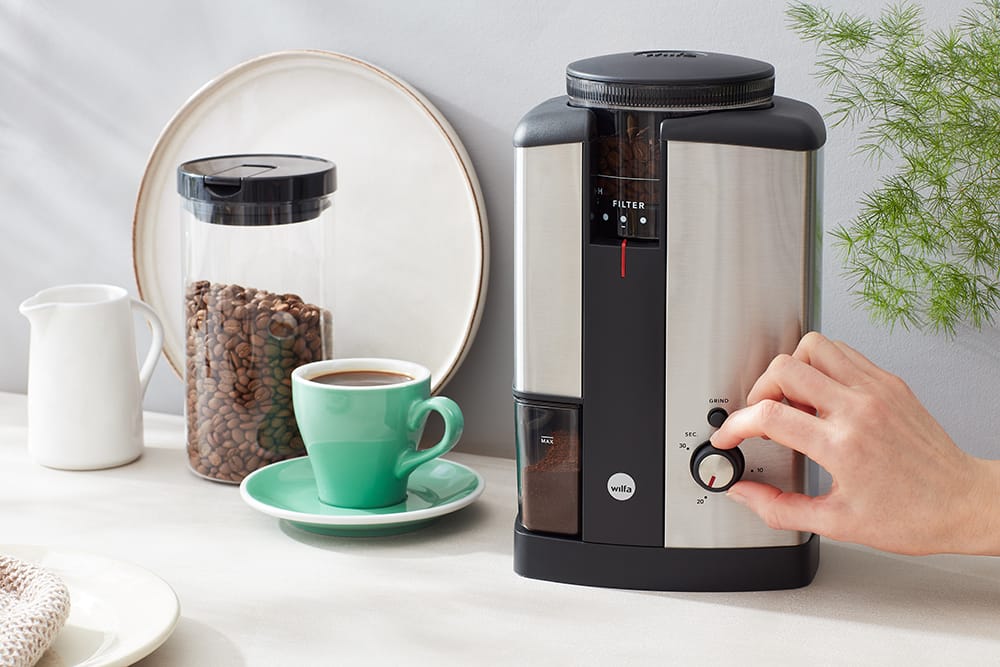 WILFA WSCG-2-UK Svart Coffee Grinder - Silver