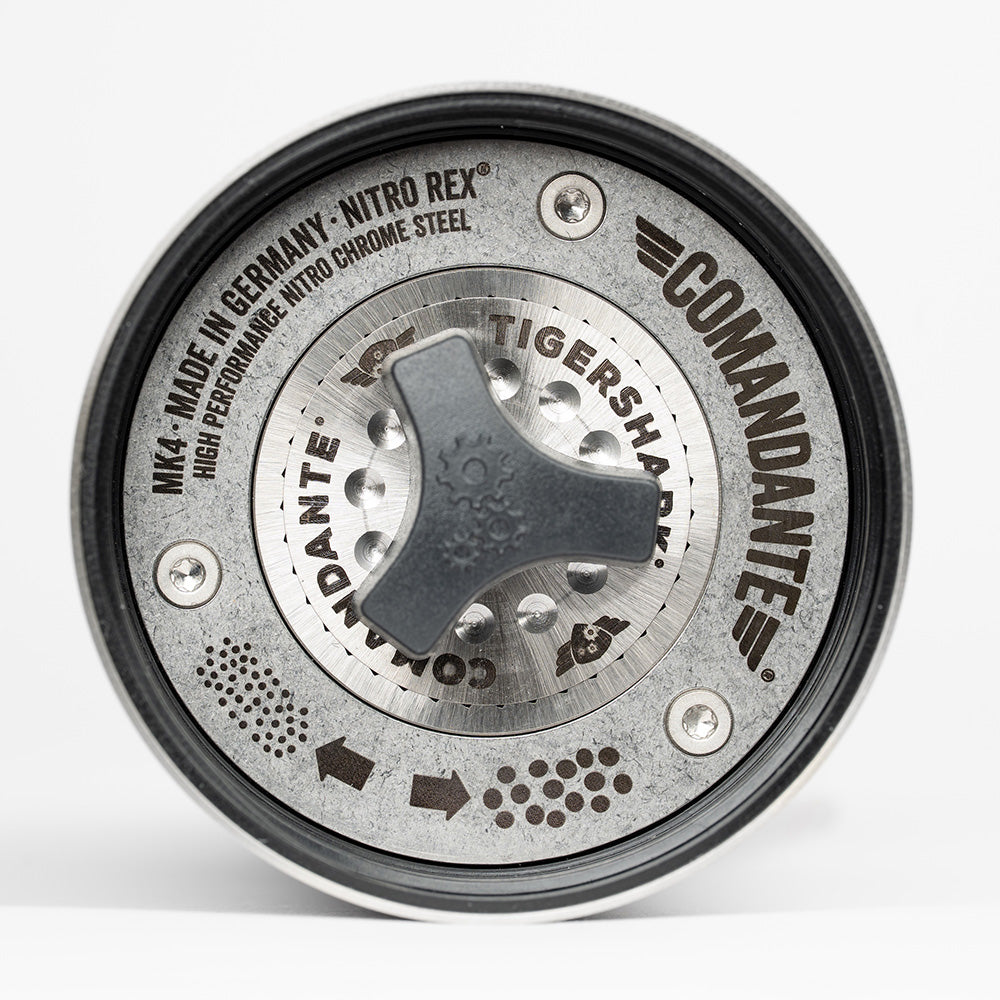 '4727 - COMANDANTE 4727 Lab Series C40 MK4 Tigershark Burr Coffee Grinder - Kitchenary