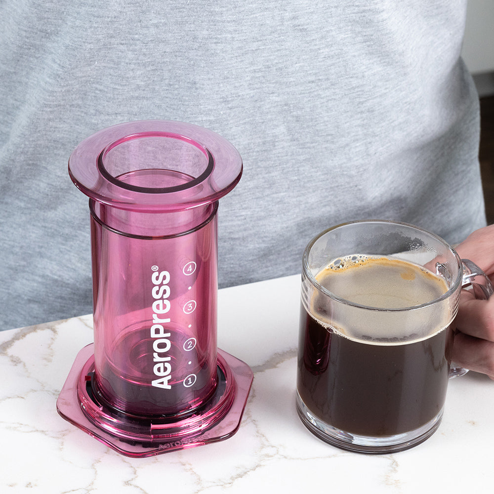 AEROPRESS 90PR01 Clear Coffee Maker - Pink