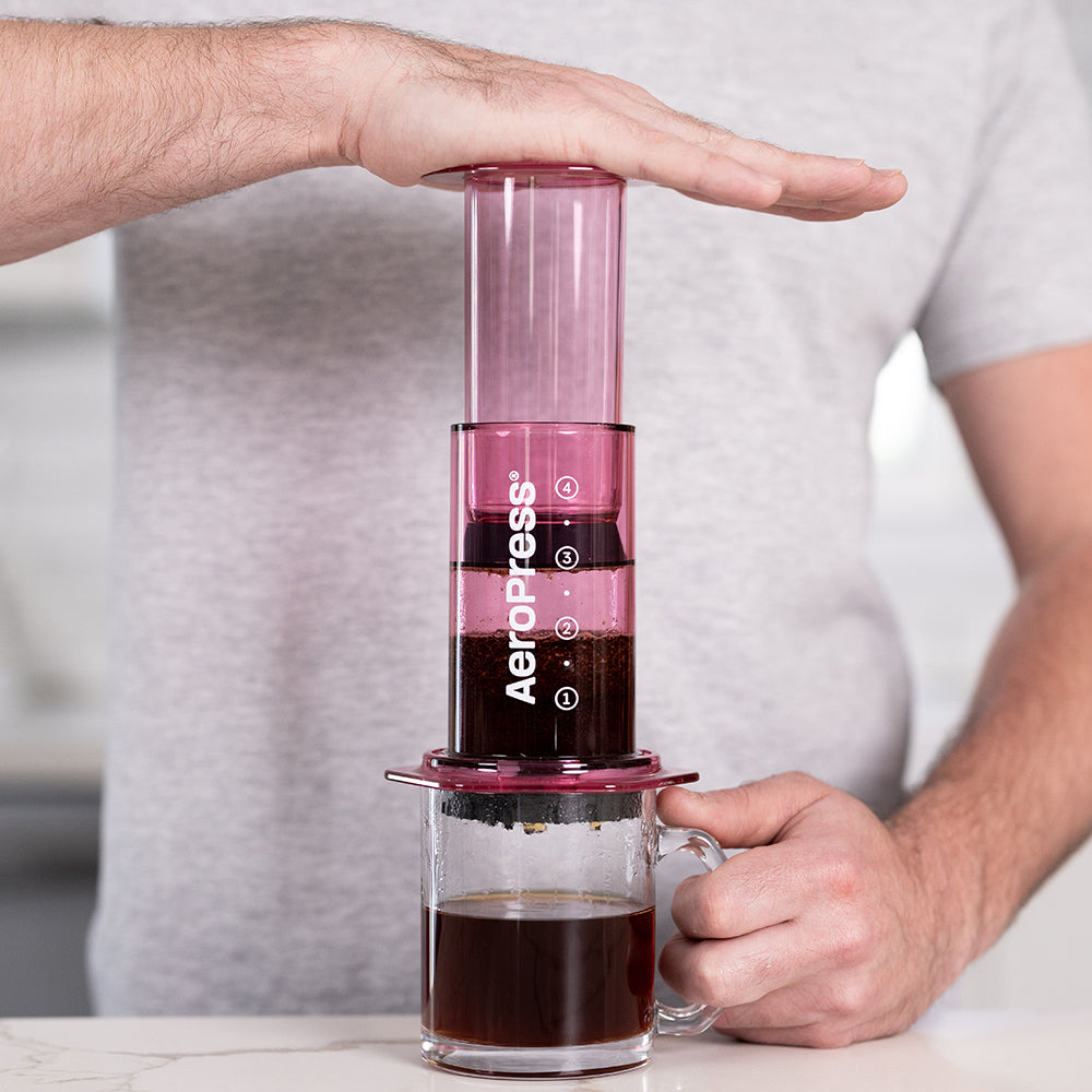 AEROPRESS 90PR01 Clear Coffee Maker - Pink