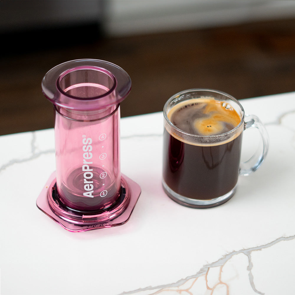 AEROPRESS 90PR01 Clear Coffee Maker - Pink