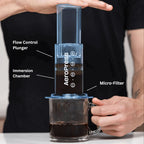 AEROPRESS 90BL01 Clear Coffee Maker - Blue