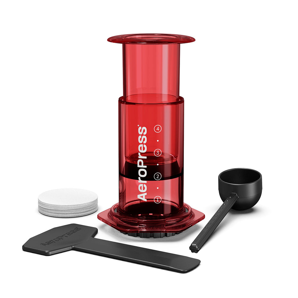 AEROPRESS 90RD01 Clear Coffee Maker - Red