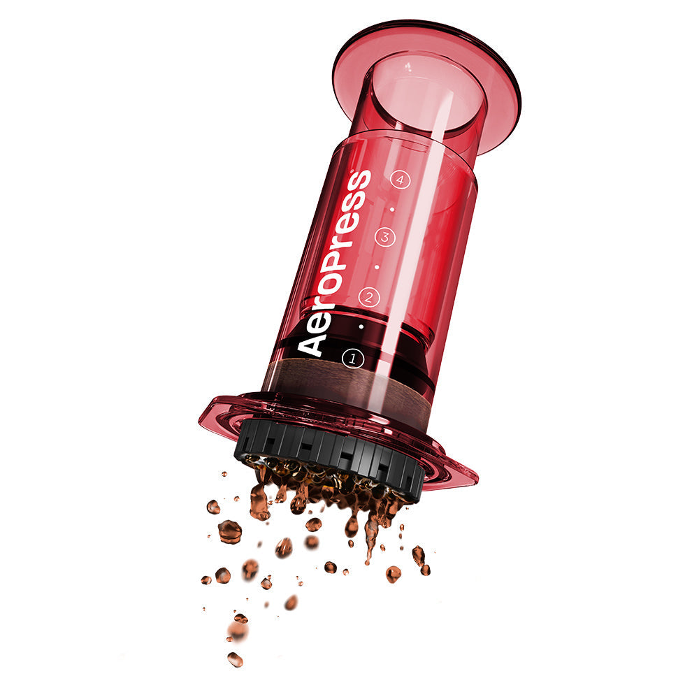 AEROPRESS 90RD01 Clear Coffee Maker - Red