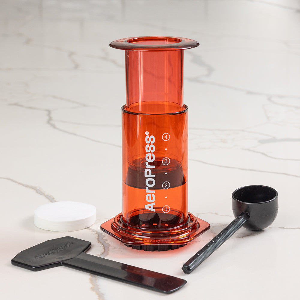 AEROPRESS 90RD01 Clear Coffee Maker - Red