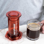 AEROPRESS 90RD01 Clear Coffee Maker - Red