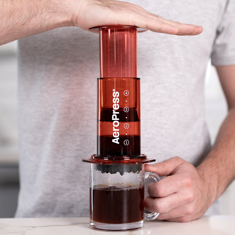 AEROPRESS 90RD01 Clear Coffee Maker - Red