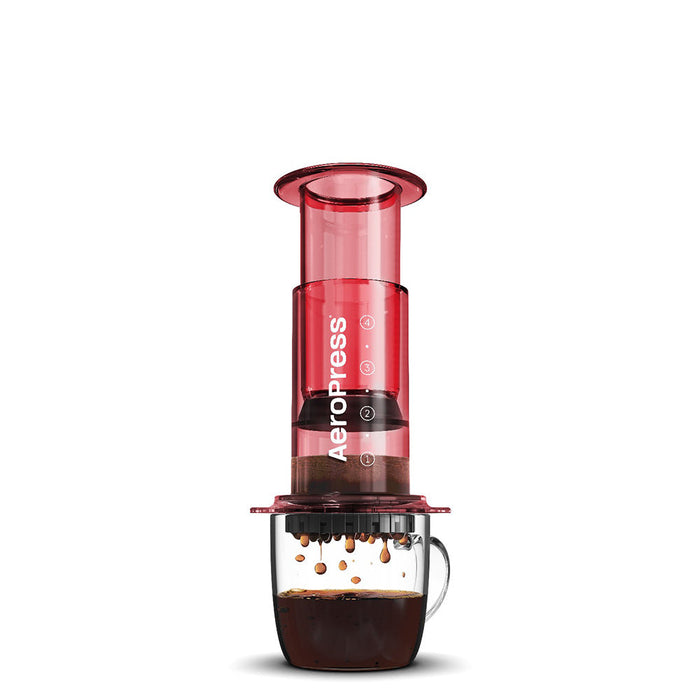 AEROPRESS 90RD01 Clear Coffee Maker - Red