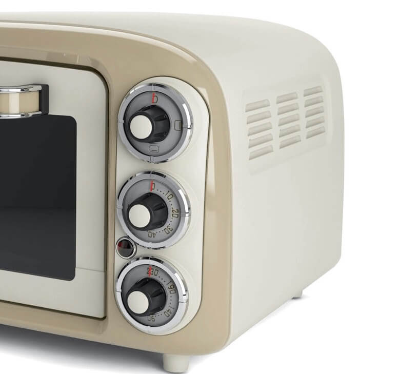 ARIETE - 18L Vintage Mini Oven - Cream - 0979/03 - Kitchenary