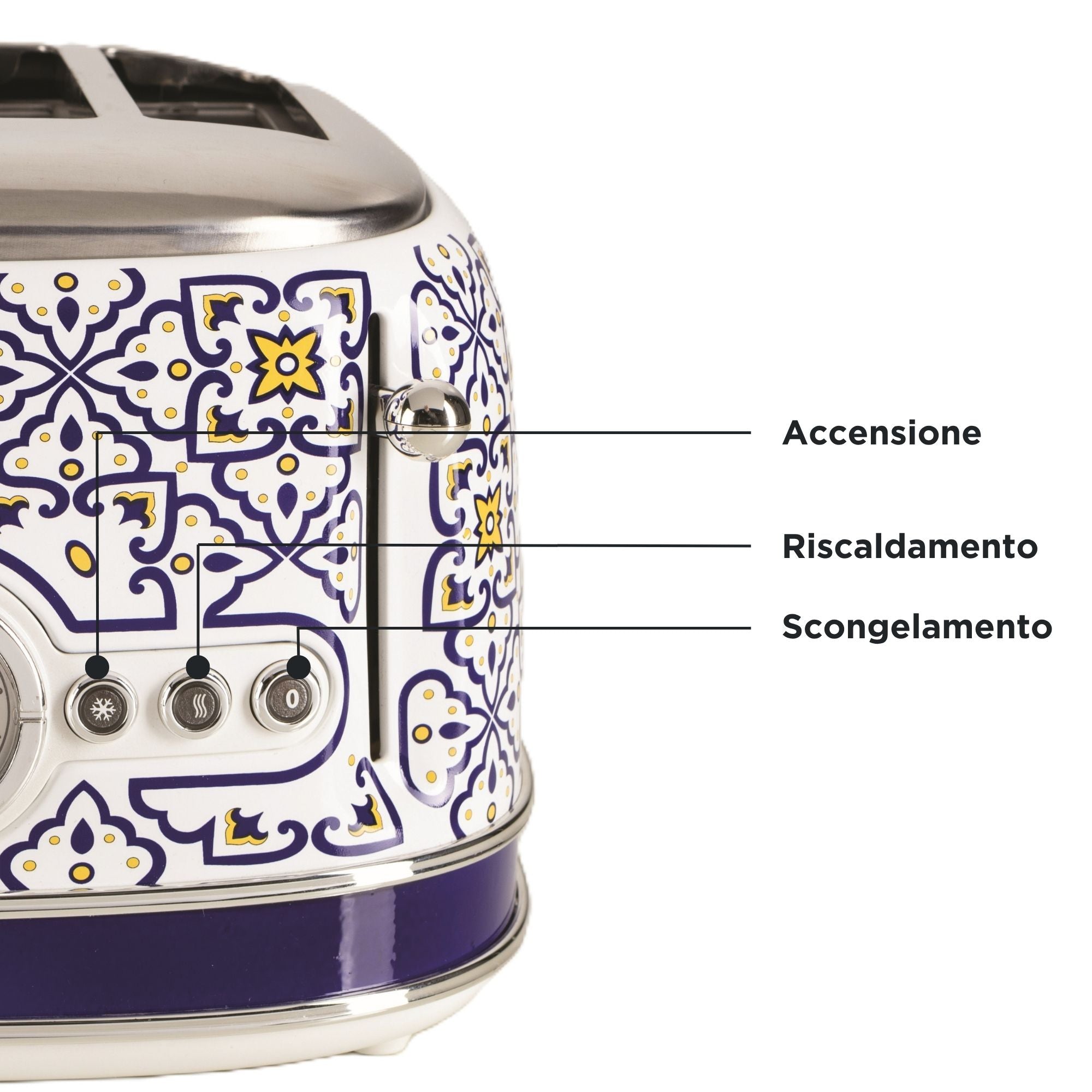 ARIETE - 4 Slice Capri Toaster - 0156/0C - Kitchenary