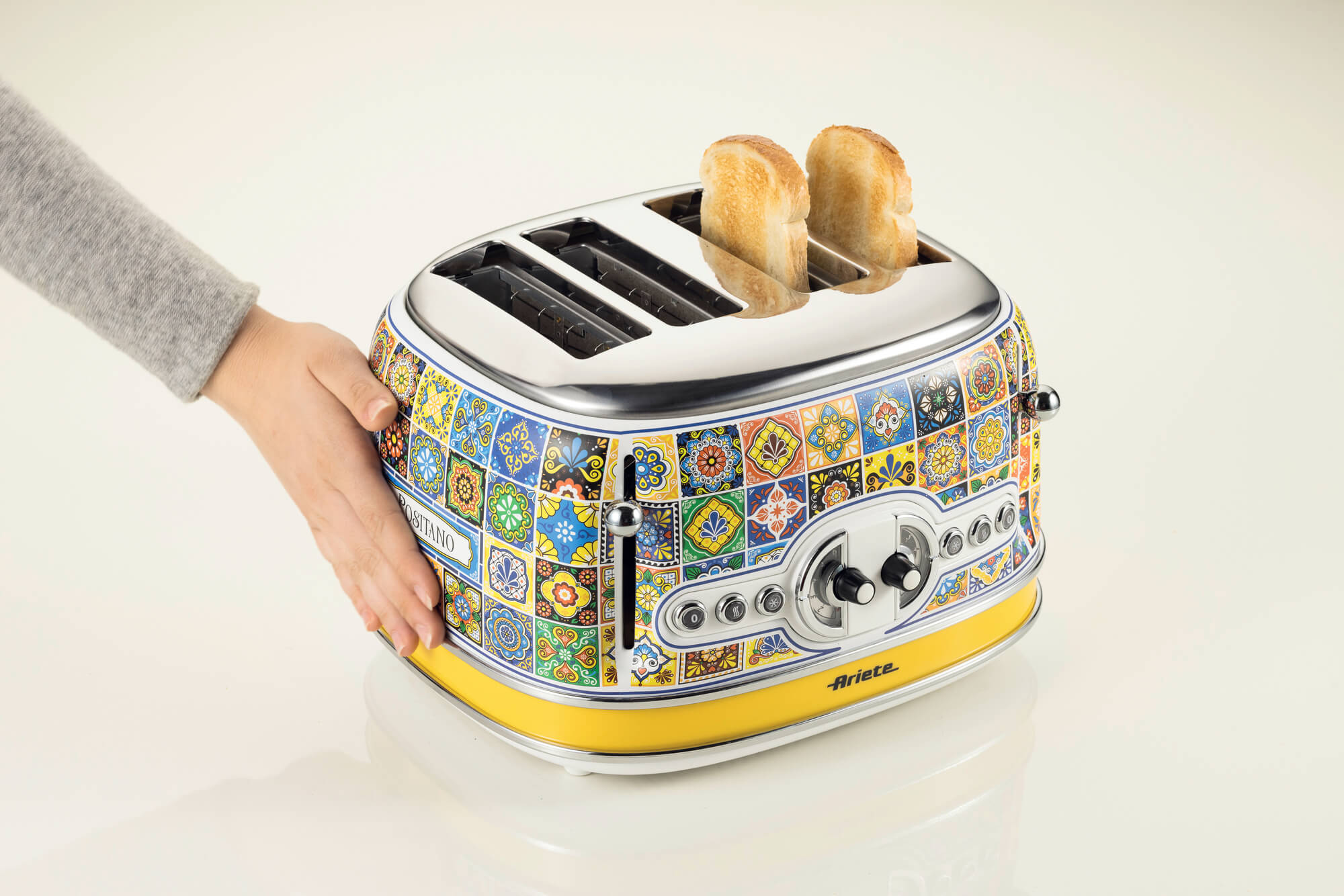 ARIETE - 4 Slice Positano Toaster - 0156/0P - Kitchenary