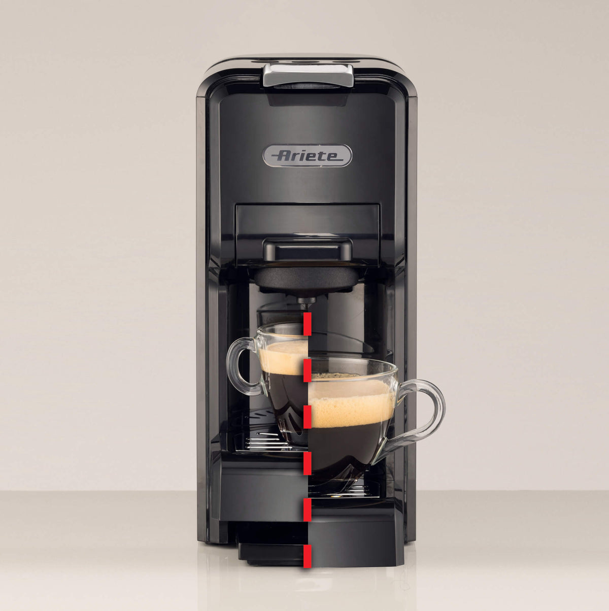 ARIETE - 4-in-1 Coffee Pod Machine - Black - 1304/01 - Kitchenary
