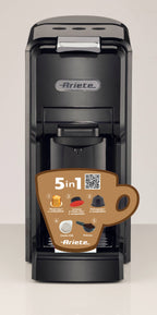 ARIETE - 4-in-1 Coffee Pod Machine - Black - 1304/01 - Kitchenary