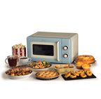 ARIETE - 800W 20L Vintage Mechanical Microwave - Blue - 3960/05 - Kitchenary