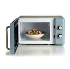 ARIETE - 800W 20L Vintage Mechanical Microwave - Blue - 3960/05 - Kitchenary