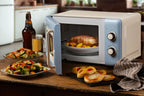 ARIETE - 800W 20L Vintage Mechanical Microwave - Blue - 3960/05 - Kitchenary