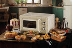 ARIETE - 800W 20L Vintage Mechanical Microwave - Cream - 3960/03 - Kitchenary