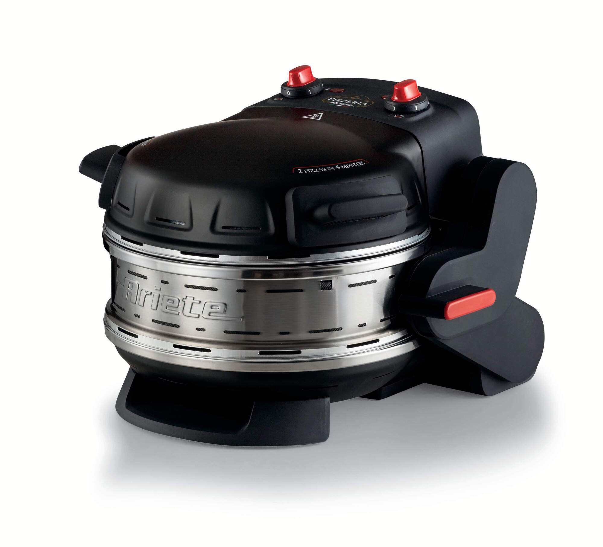 ARIETE - Double Pizza Oven - Black - 0927/01 - Kitchenary