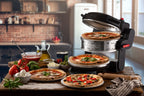 ARIETE - Double Pizza Oven - Black - 0927/01 - Kitchenary