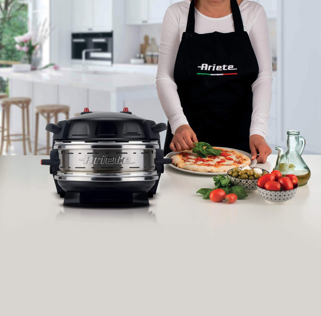 ARIETE - Double Pizza Oven - Black - 0927/01 - Kitchenary