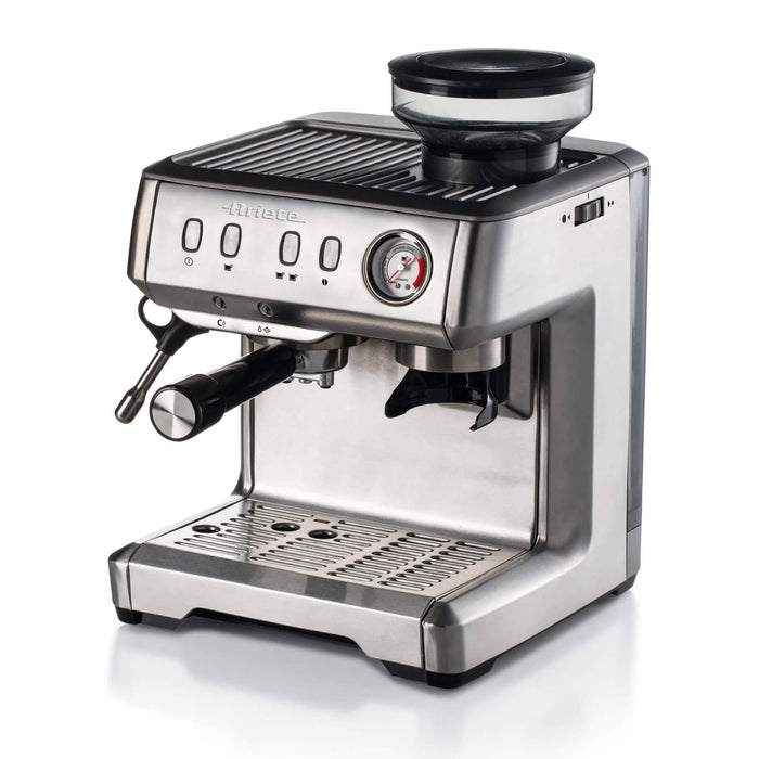 ARIETE - Espresso Coffee Maker With Grinder - Stainless Steel - 1313/10 - Kitchenary