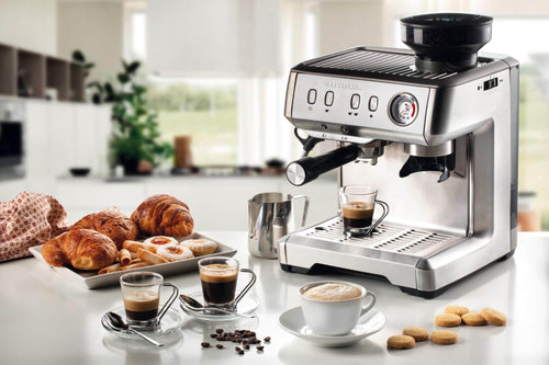 ARIETE - Espresso Coffee Maker With Grinder - Stainless Steel - 1313/10 - Kitchenary