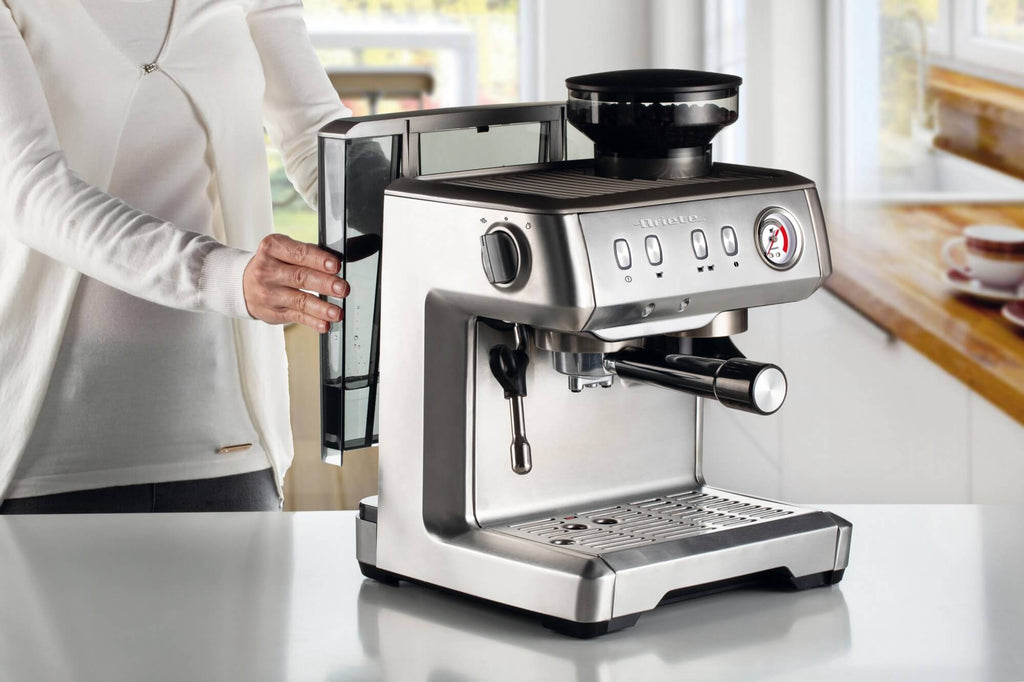 ARIETE - Espresso Coffee Maker With Grinder - Stainless Steel - 1313/10 - Kitchenary