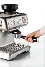 ARIETE - Espresso Coffee Maker With Grinder - Stainless Steel - 1313/10 - Kitchenary