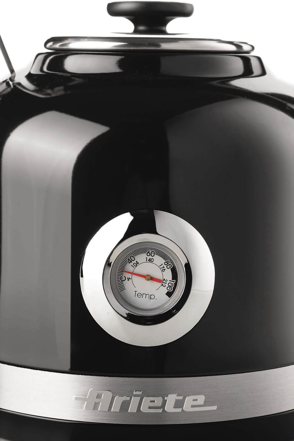 ARIETE - Moderna 1.7L Kettle - Black - 2854/12 - Kitchenary