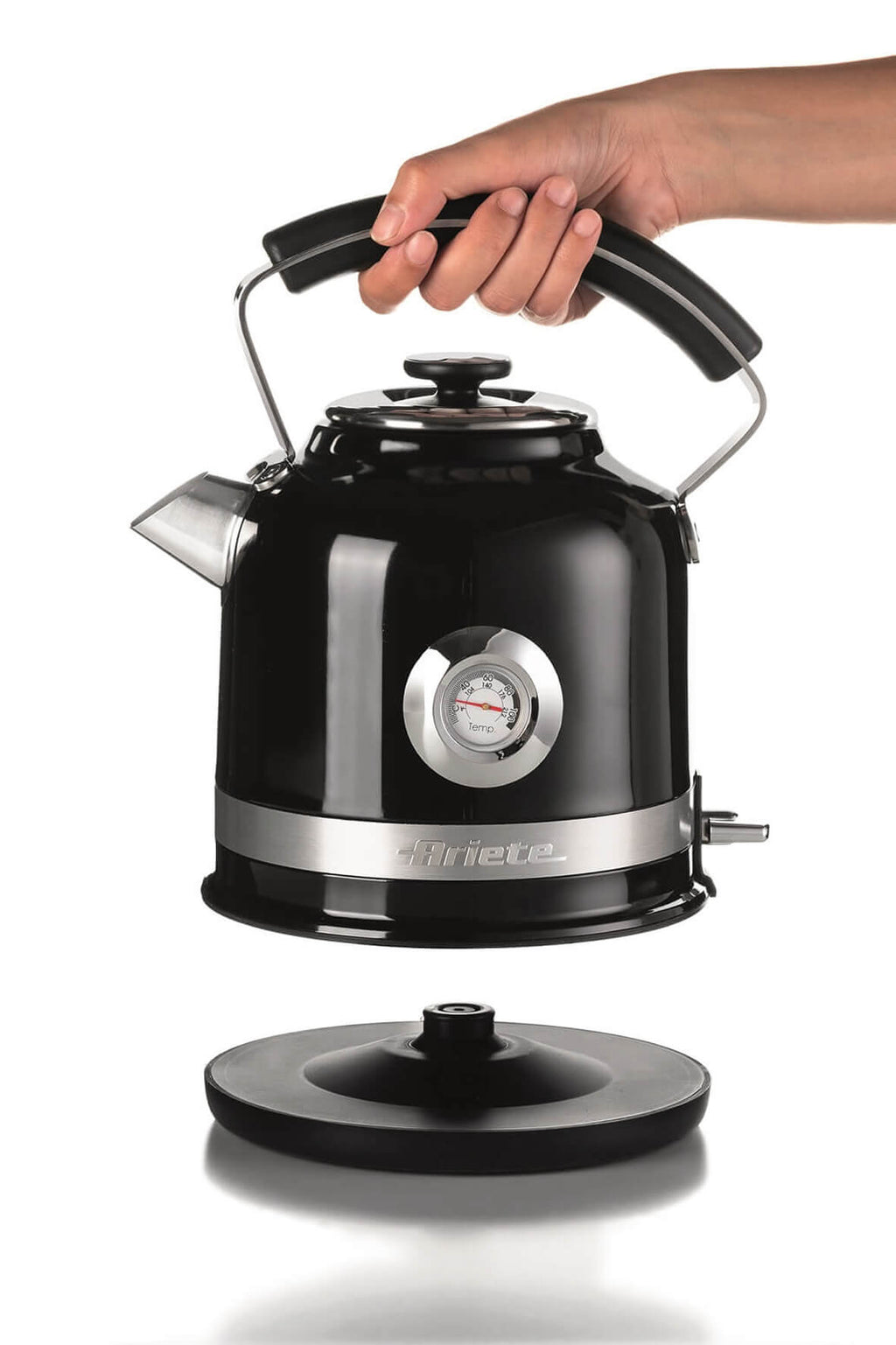 ARIETE - Moderna 1.7L Kettle - Black - 2854/12 - Kitchenary