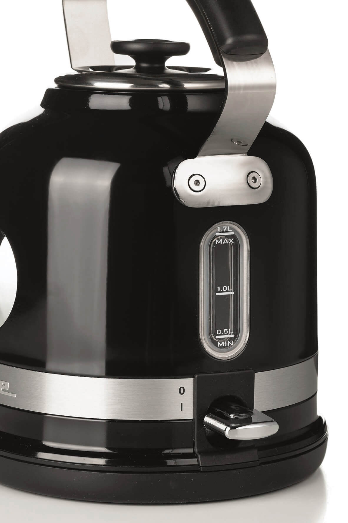 ARIETE - Moderna 1.7L Kettle - Black - 2854/12 - Kitchenary