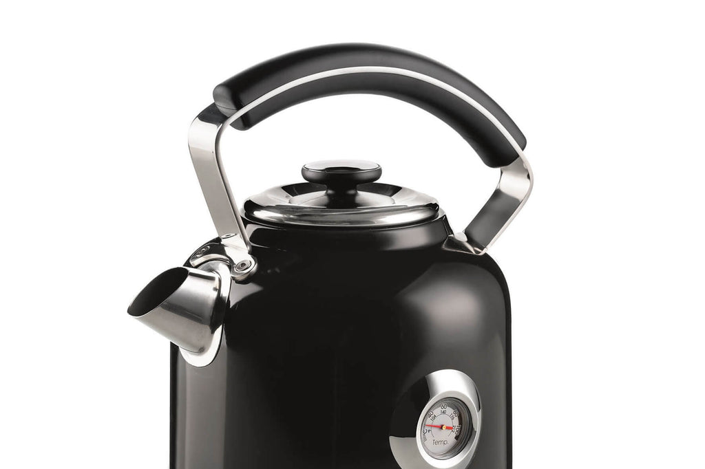 ARIETE - Moderna 1.7L Kettle - Black - 2854/12 - Kitchenary