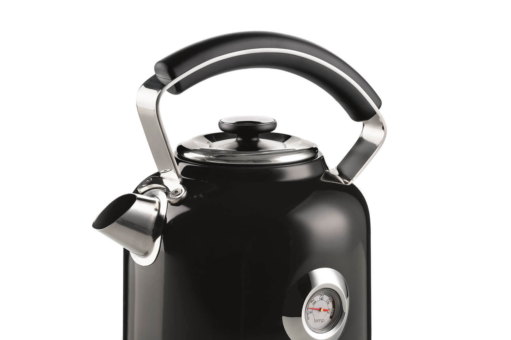 ARIETE - Moderna 1.7L Kettle - Black - 2854/12 - Kitchenary