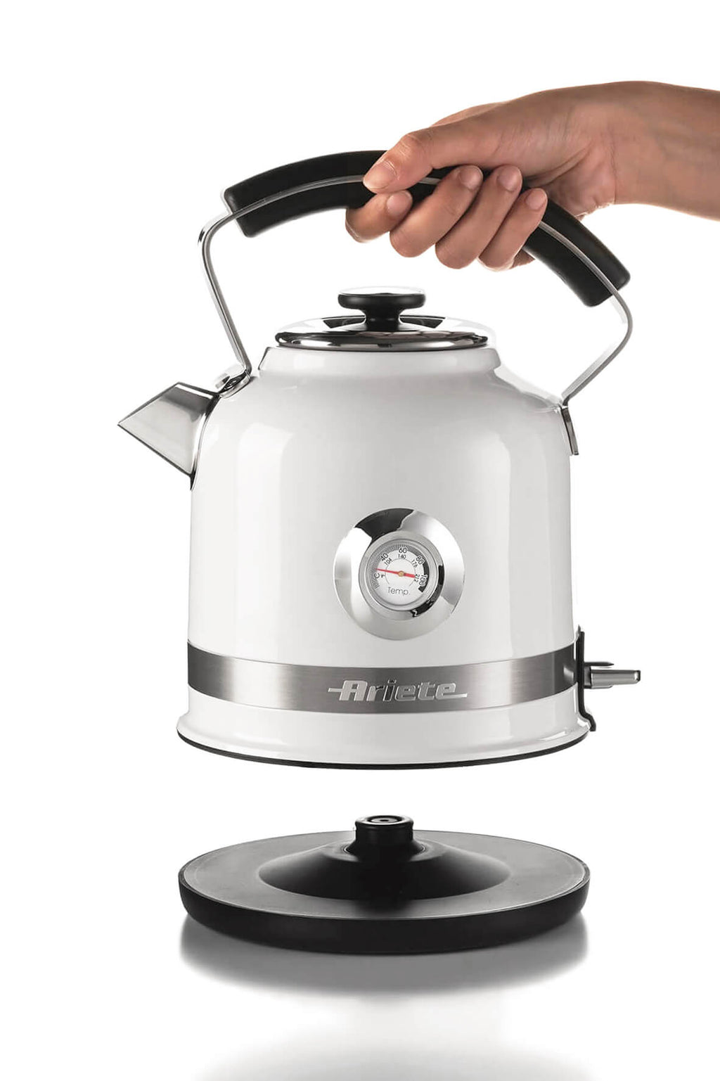 ARIETE - Moderna 1.7L Kettle - White - 2854/11 - Kitchenary