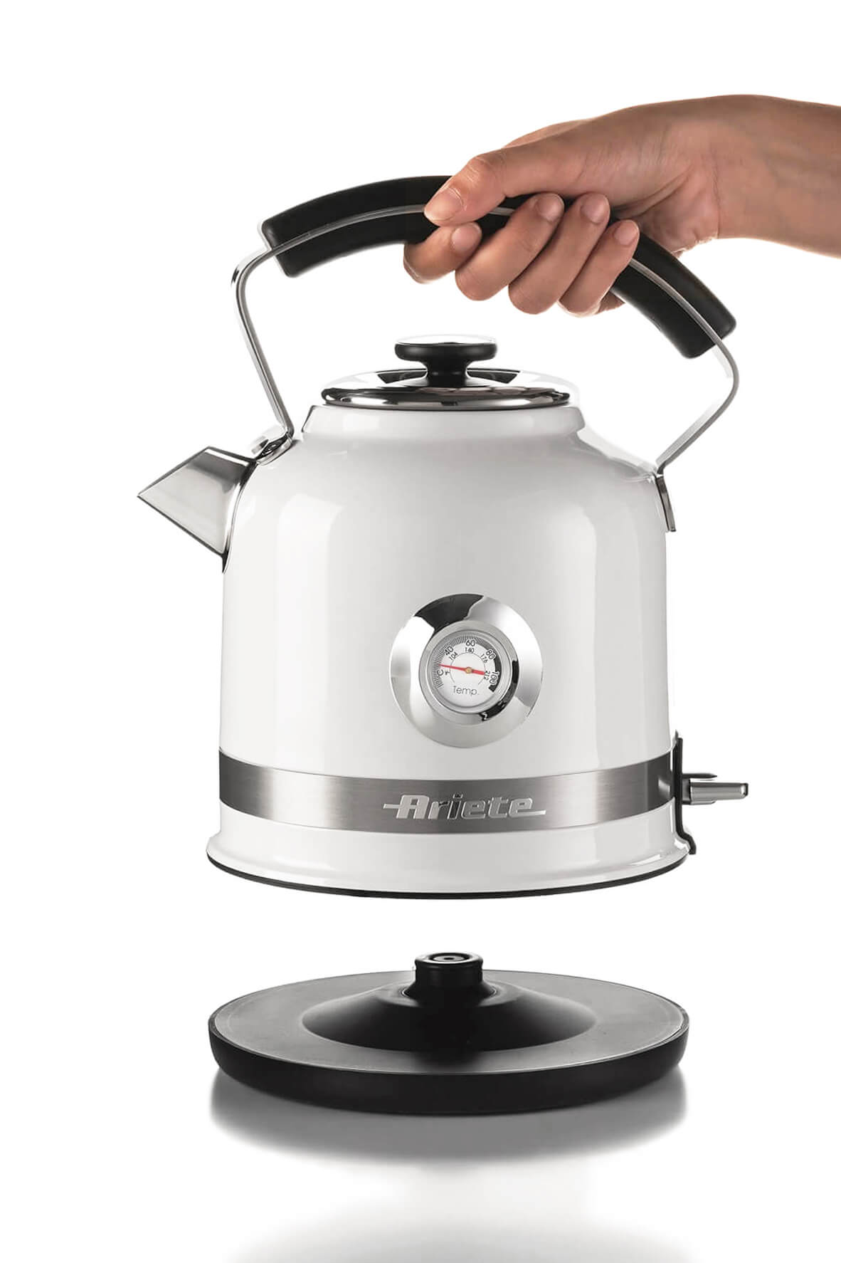 ARIETE - Moderna 1.7L Kettle - White - 2854/11 - Kitchenary