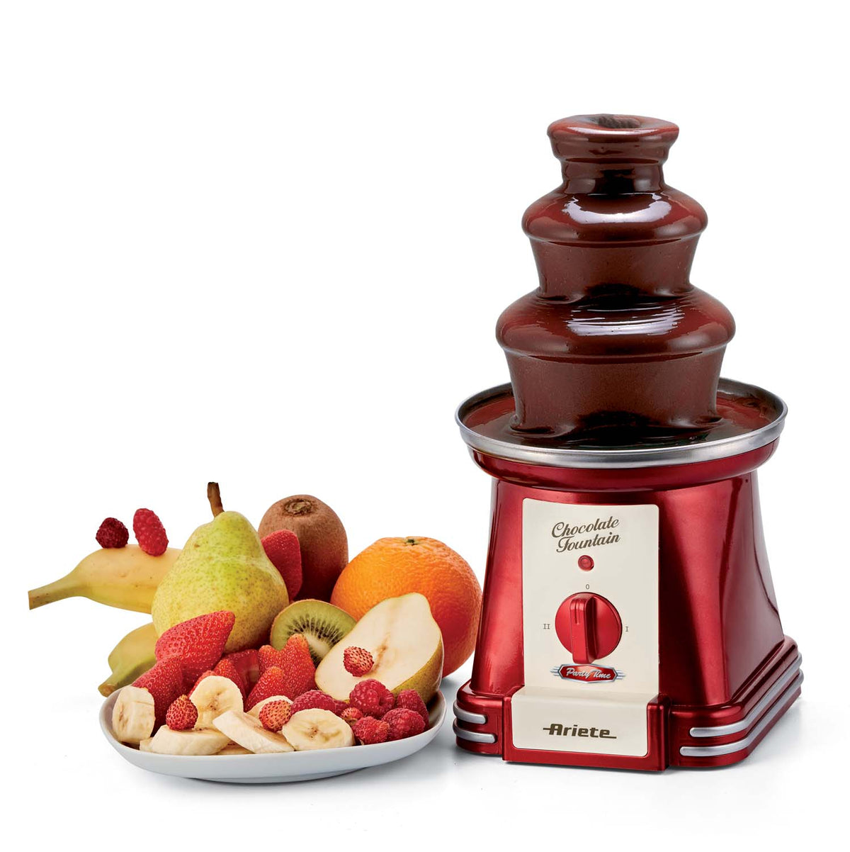 ARIETE - Party Time Chocolate Fountain - Red - 2962/00 - Kitchenary