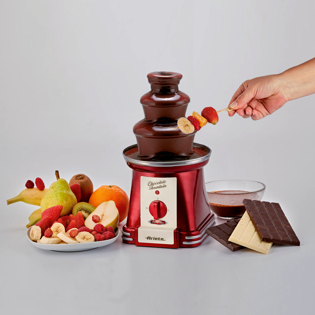 ARIETE - Party Time Chocolate Fountain - Red - 2962/00 - Kitchenary