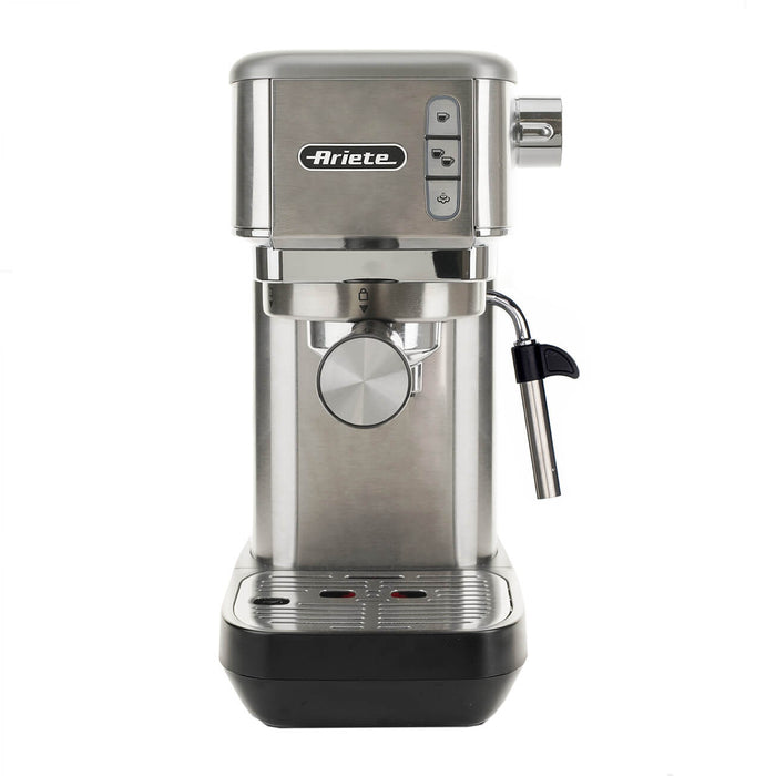 ARIETE - Slim Espresso Maker - Silver - 1380/10 - Kitchenary