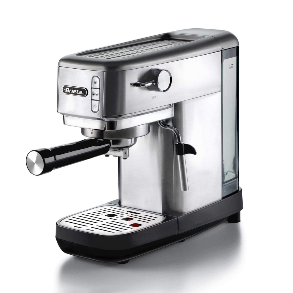 ARIETE - Slim Espresso Maker - Silver - 1380/10 - Kitchenary
