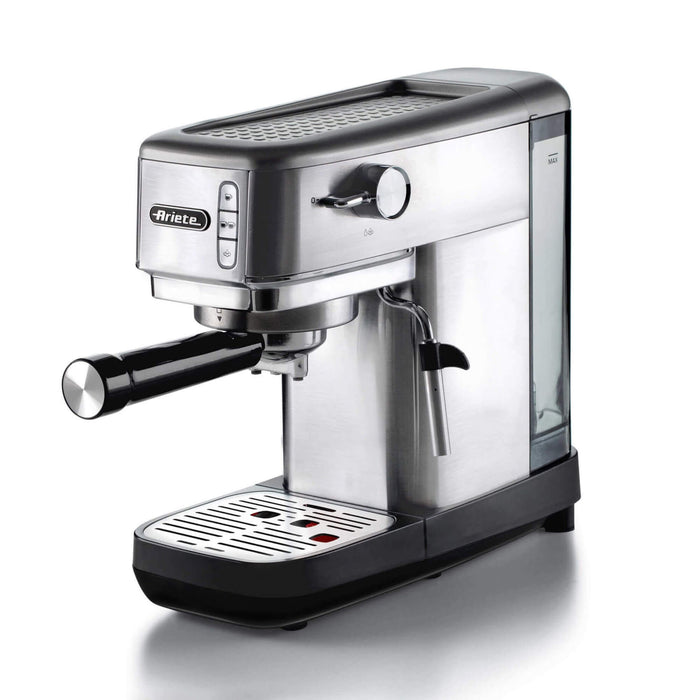 ARIETE - Slim Espresso Maker - Silver - 1380/10 - Kitchenary