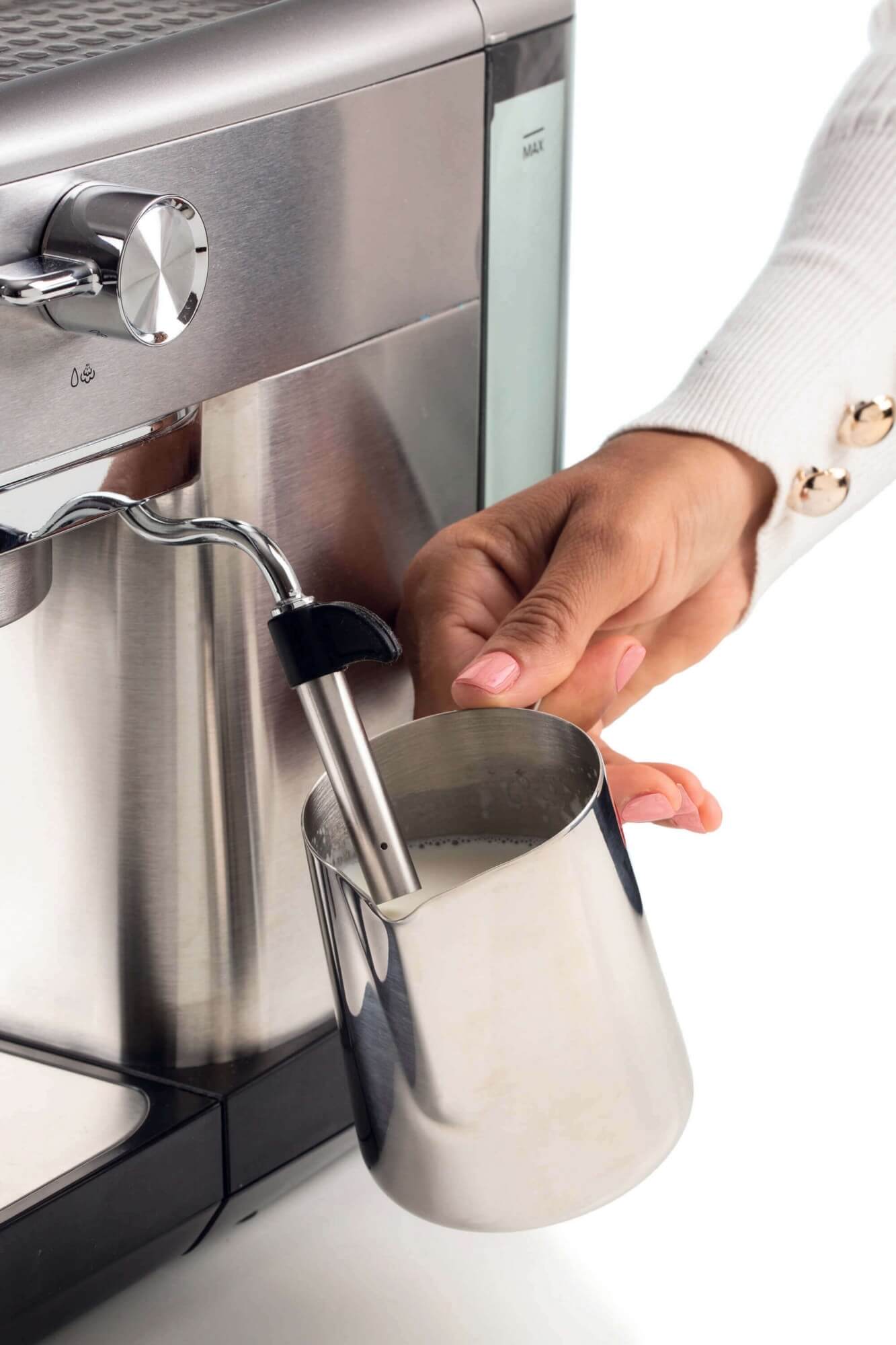 ARIETE - Slim Espresso Maker - Silver - 1380/10 - Kitchenary