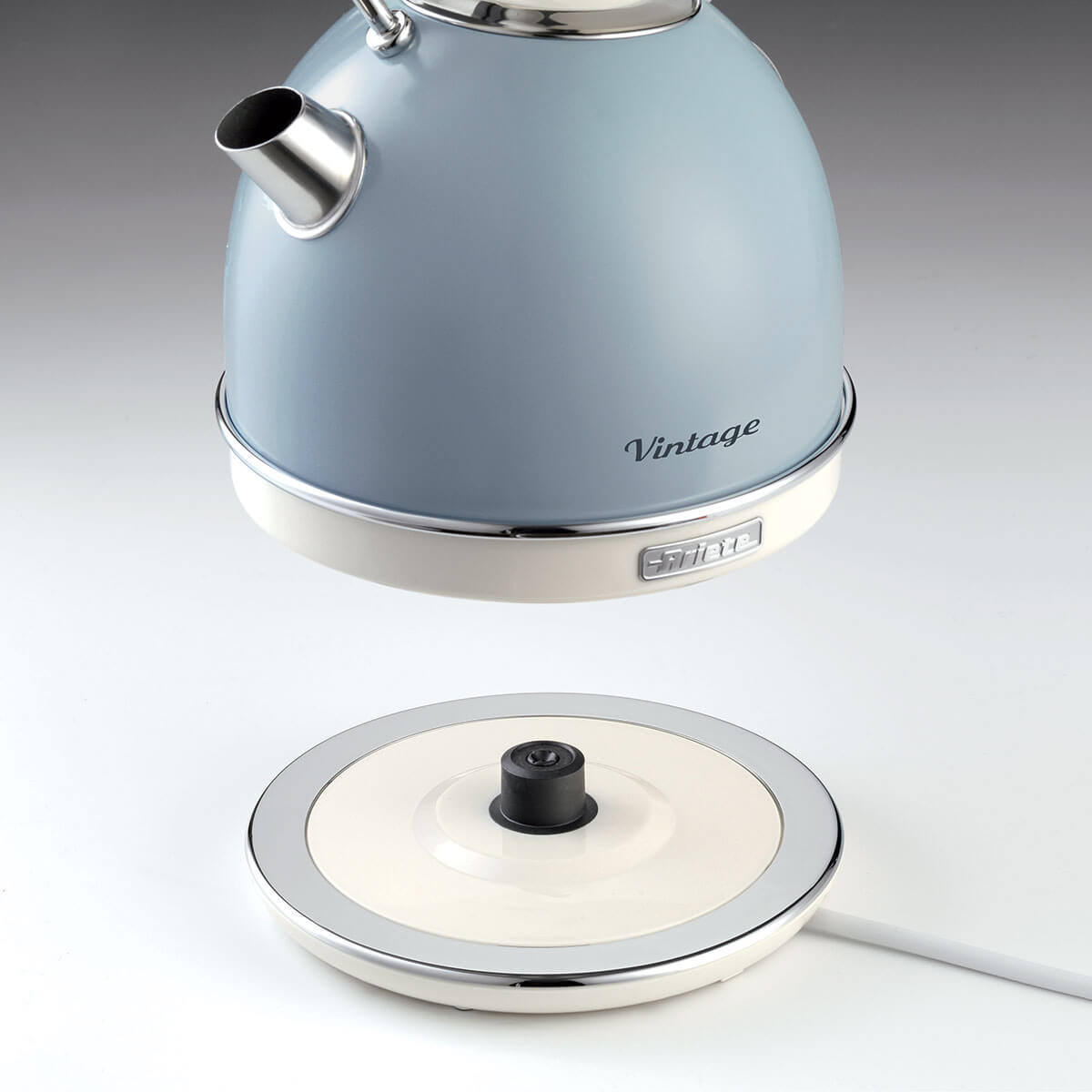ARIETE - Vintage 1.7L Dome Kettle - Blue - 2877/05 - Kitchenary