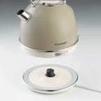 ARIETE - Vintage 1.7L Dome Kettle - Cream - 2877/03 - Kitchenary