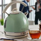 ARIETE - Vintage 1.7L Dome Kettle - Green - 2877/04 - Kitchenary