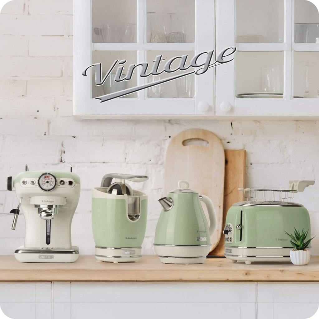 ARIETE - Vintage 1.7L Dome Kettle - Green - 2877/04 - Kitchenary
