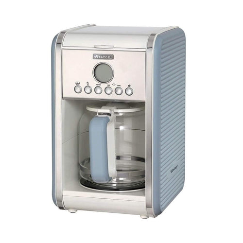 ARIETE - Vintage 12 Cup Drip Filter Coffee Maker - Blue - 1342/05 - Kitchenary