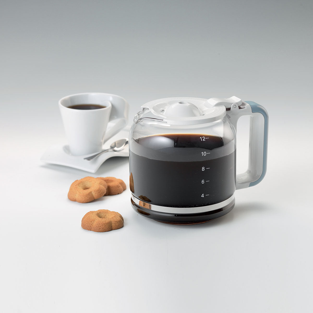 ARIETE - Vintage 12 Cup Drip Filter Coffee Maker - Blue - 1342/05 - Kitchenary