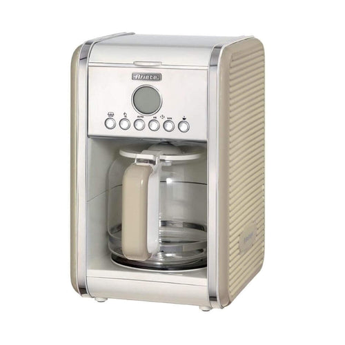 ARIETE - Vintage 12 Cup Drip Filter Coffee Maker - Cream - 1342/03 - Kitchenary